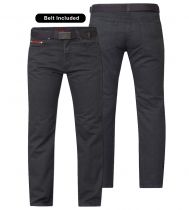 Pantalon Casual Vert de Gris Grande Taille CANARY de DUKE