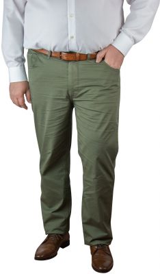 Pantalon Chino Stretch Toile Ultral�g�re Kaki Maxfort du 52fr au 88fr