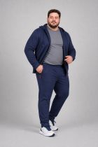 Pantalon de Jogging Adamo Polaire Bleu Marine du 2XL au 12XL