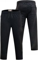 Pantalon de Jogging Noir Grande Taille ALBERT de DUKE