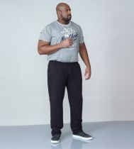 Pantalon de Jogging Noir Grande Taille Homme RORY de DUKE
