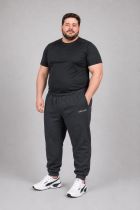 Pantalon de Jogging Taille Haute Gris Fonc&eacute; Lavecchia du 3XL au 8XL