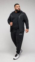 Pantalon de Jogging Taille Haute Noir Lavecchia du 3XL au 8XL