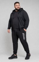 Pantalon de Jogging Taille Haute Noir Lavecchia du 3XL au 8XL