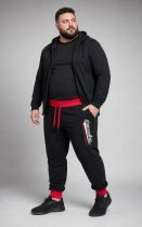 Pantalon de Jogging Taille Haute Noir Lavecchia du 3XL au 8XL