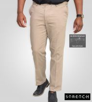 Pantalon Grande Taille Chino \ Bruno\  Beige Duke