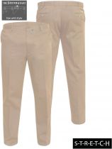 Pantalon Grande Taille Chino \ Bruno\  Beige Duke