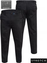 Pantalon Grande Taille Chino \ Bruno\  Noir Duke