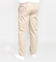 Pantalon Taille Élastiquée \ Basilio\  Beige de DUKE