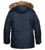 Parka à Capuche Bleu Marine du 2XL au 8XL Duke