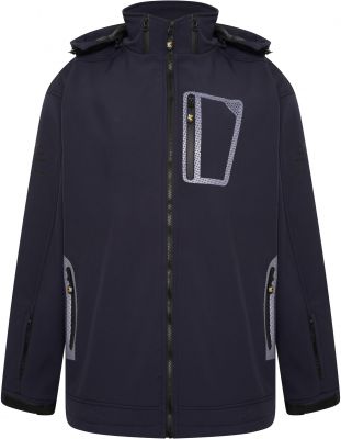 Parka � Capuche Bleu Marine Kam du 2XL au 8XL