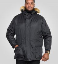 Parka à Capuche Noir du 2XL au 8XL Duke