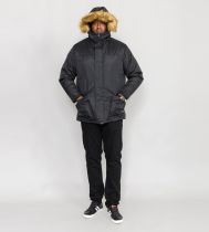 Parka à Capuche Noir du 2XL au 8XL Duke