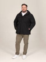 Parka &agrave; Capuche Noir Duke Du 3XL au 8XL
