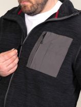 Polaire &agrave; Capuche Anthracite Duke Du 3XL au 8XL