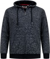 Polaire à Capuche Noir  Du 3XL au 6XL