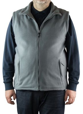 Polaire Sans Manche Gris Brigg du 2XL au 8XL