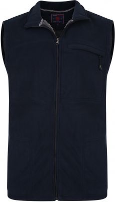 Polaire Sans Manches Bleu Marine Kam du 2XL au 8XL