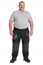 Polo Manches Courtes 9XL et 10XL Gris Ahorn