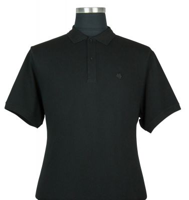 Polo Manches Courtes 9XL et 10XL Noir Ahorn