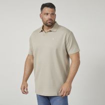 Polo Manches Courtes Beige All Size du 3XL au 8XL