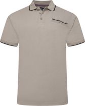 Polo Manches Courtes Beige Kam du 3XL au 8XL
