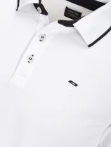 Polo Manches Courtes Blanc Jack&Jones du 3XL au 8XL