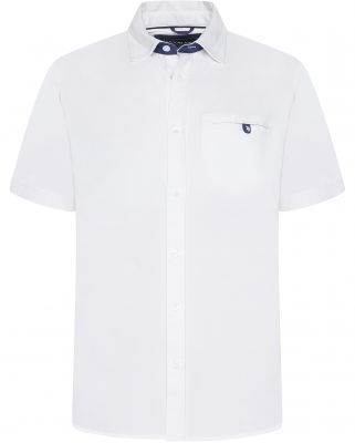 Polo Manches Courtes Blanche Kam du 2XL au 8XL