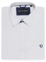 Polo Manches Courtes Blanche Kam du 2XL au 8XL