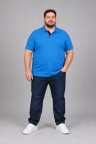 Polo Manches Courtes Bleu Adamo du 3XL au 12XL