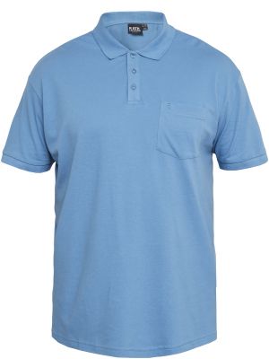 Polo Manches Courtes Bleu All Size du 3XL au 8XL
