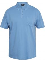 Polo Manches Courtes Bleu All Size du 3XL au 8XL