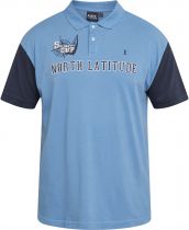 Polo Manches Courtes Bleu All Size du 3XL au 8XL