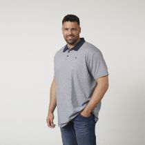 Polo Manches Courtes Bleu All Size du 3XL au 8XL