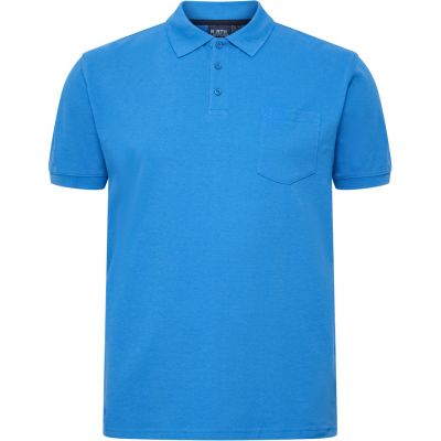 Polo Manches Courtes Bleu du 2XL au 8XL All Size