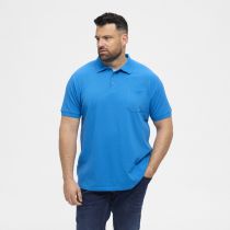 Polo Manches Courtes Bleu du 2XL au 8XL All Size