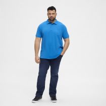 Polo Manches Courtes Bleu du 2XL au 8XL All Size
