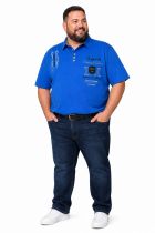 Polo Manches Courtes Bleu du 3XL au 8XL Lavecchia
