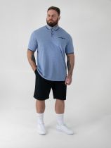 Polo Manches Courtes Bleu Duke  du 2XL au 10XL