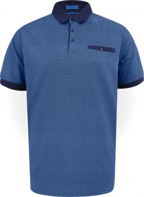 Polo Manches Courtes Bleu Duke du 3XL au 8XL