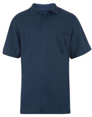 Polo Manches Courtes Bleu fonc� Kam Jeans du 2XL au 8XL