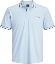 Polo Manches Courtes Bleu Jack&Jones du 3XL au 8XL