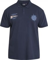 Polo Manches Courtes Bleu Marine All Size du 2XL au 8XL