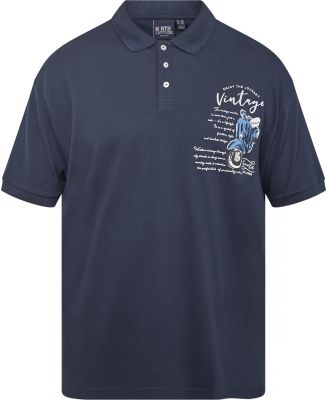 Polo Manches Courtes Bleu Marine All Size du 3XL au 8XL