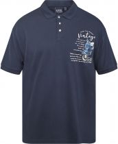 Polo Manches Courtes Bleu Marine All Size du 3XL au 8XL