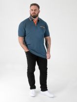 Polo Manches Courtes Bleu Marine Duke 3XL au 8XL