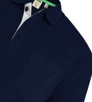 Polo Manches Courtes Bleu Marine Duke Du 2XL au 10XL