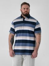 Polo Manches Courtes Bleu Marine Duke du 3XL au 6XL