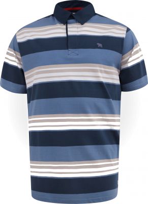 Polo Manches Courtes Bleu Marine Duke du 3XL au 6XL