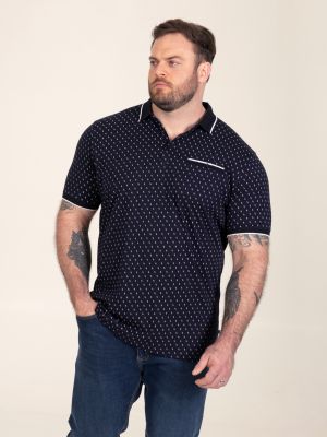 Polo Manches Courtes Bleu Marine Duke Du 3XL au 6XL